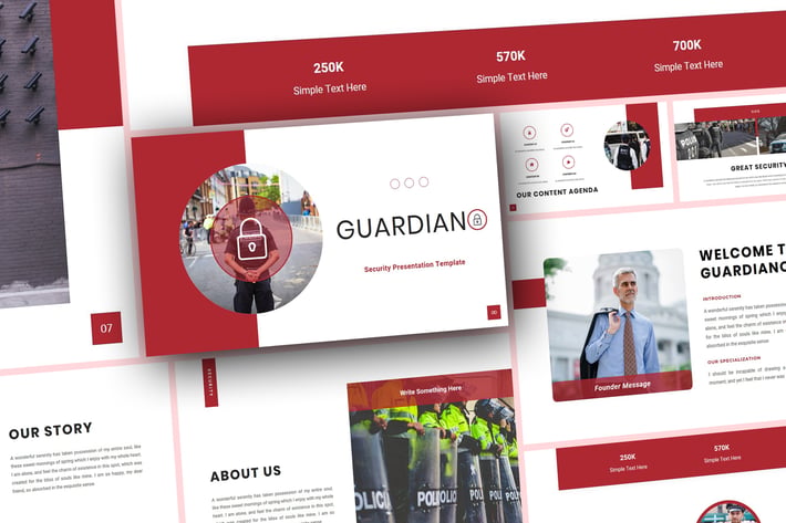 Guardian - Security Presentation Keynote Template