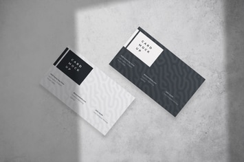 Business Card Mockup PSD Template