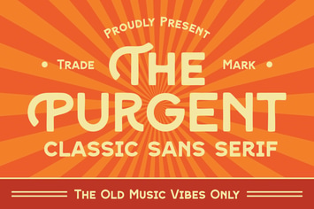 Purgent - Classic Sans Serif Font