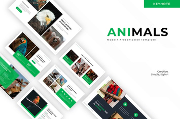 Beautiful Animals - Keynote Template