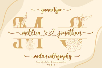 Mellisa Jonathan - Wedding Font