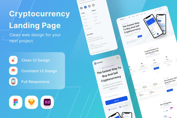 Cryptocurrency Landing Page