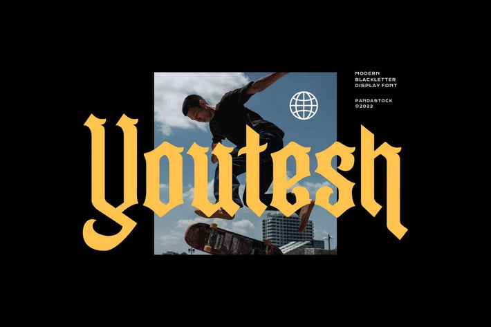 Youtesh - Modern Font