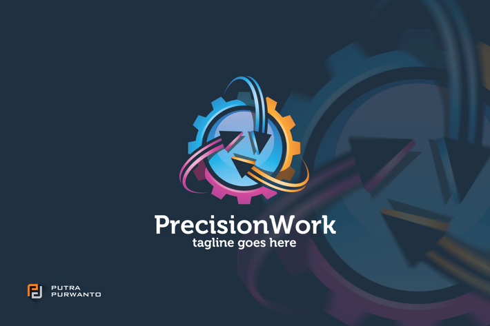 Precision Work - Logo Template