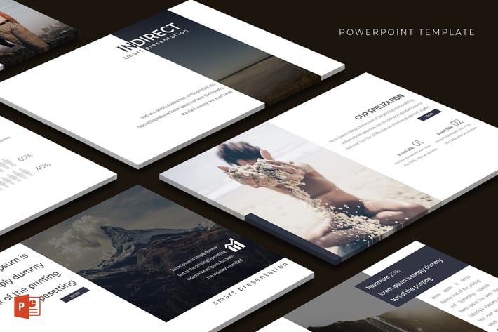 Indirect - Powerpoint Template