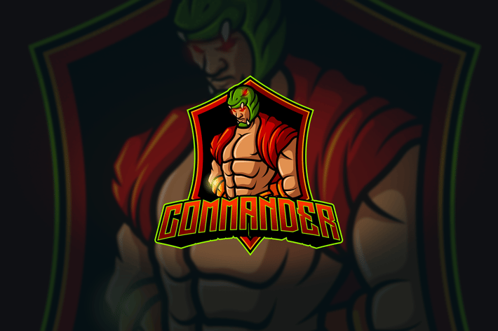 Commander - Mascot & Esport Logo