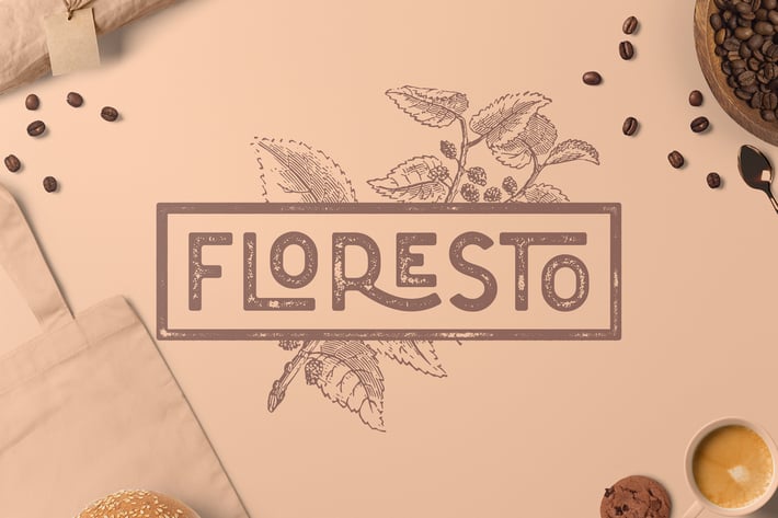 Floresto Textured Typeface