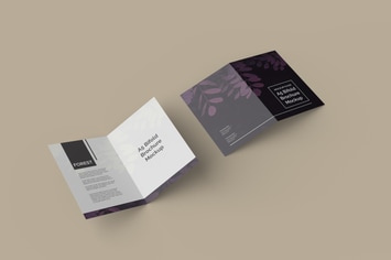 A5 Bifold Brochure Mockup