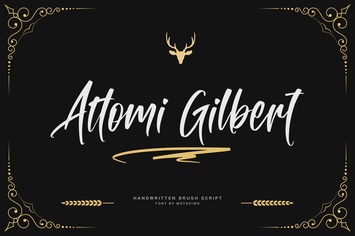 Attomi Gilbert - Cool Handwritten Font