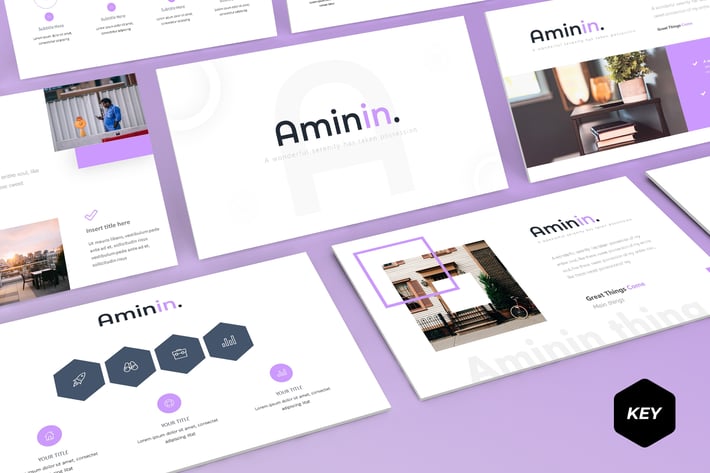 Aminin - Keynote Template