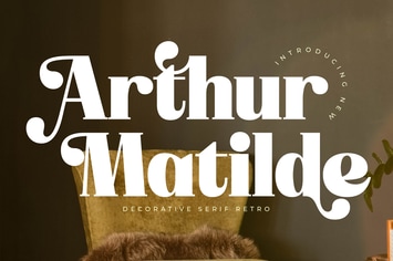 Arthur Matilde Decorative Serif Retro