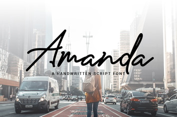 Amanda - Signature Monoline Font