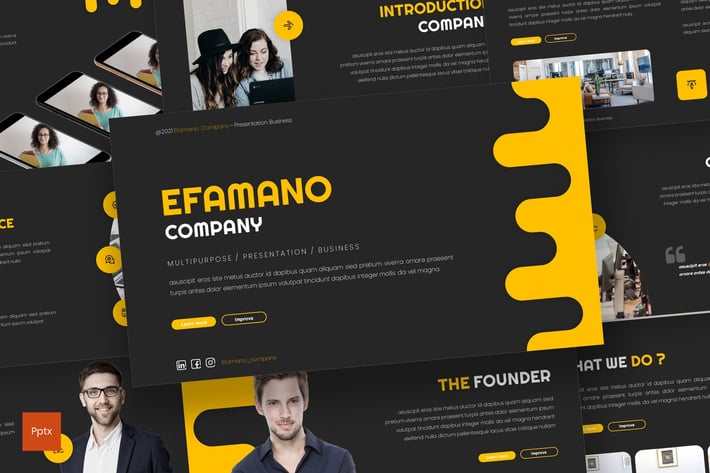 Efamano - Business Powerpoint Template