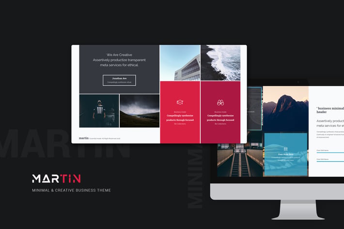 MARTIN Minimal & Creative Template (PowerPoint)