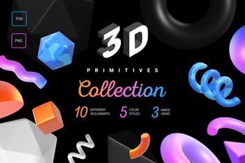 3d primitives collection