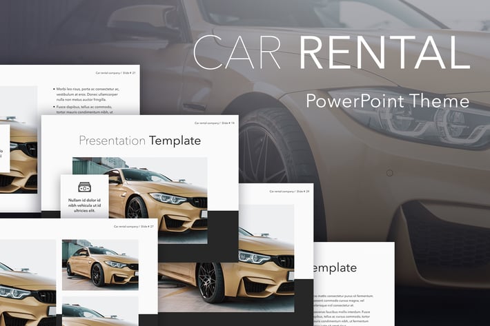 Car Rental PowerPoint Theme