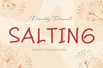 Salting Friendly Instagram  Font