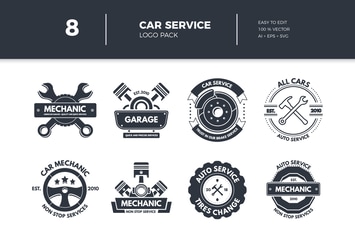 Car Service Logo Collection