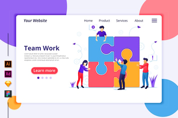 Team Work Illustration