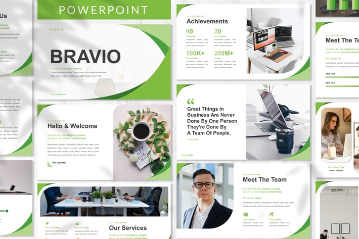 Bravio - Business Powerpoint Template