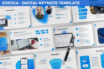 Statica - Digital Keynote Template