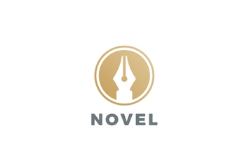 Logo Feather Pen Legal Writer