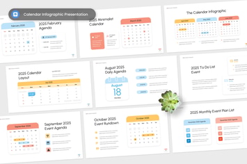 2025 Calendar Infographic Keynote