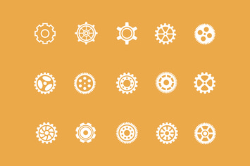 15 Cog Icons