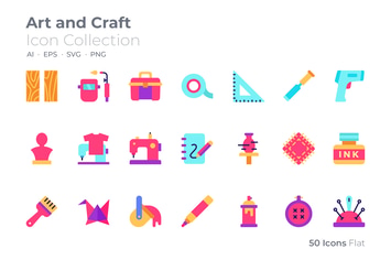Art and Craft Color Icon
