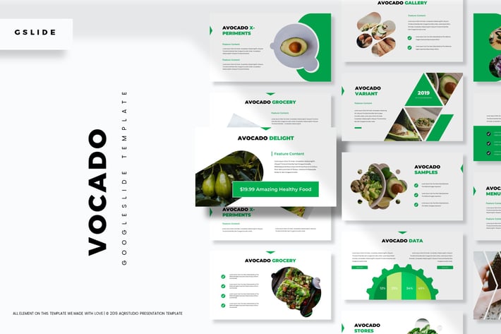 Vocado - Google Slides Template