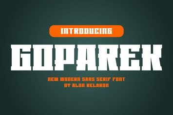 Goparek Font