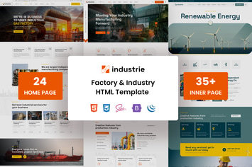 Industrie - Factory & Industry HTML Template