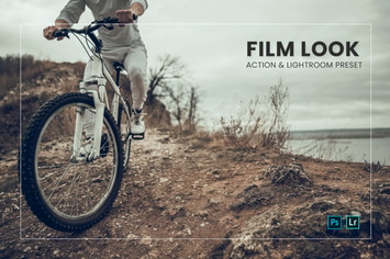 Film Look  Effect Action & Lightroom Preset