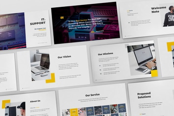 IT Support Powerpoint Template