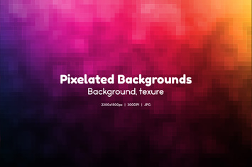 11 Pixelated Background