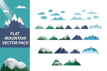 Flat Mountain Elements Pack