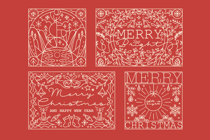 Mini Merry Badges