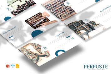Perpuste - Powerpoint / Google Slides / Keynote