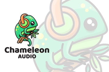 Chameleon Audio Cute Logo Template