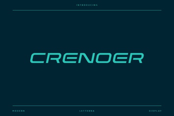 Crenoer - Modern Sport Typeface