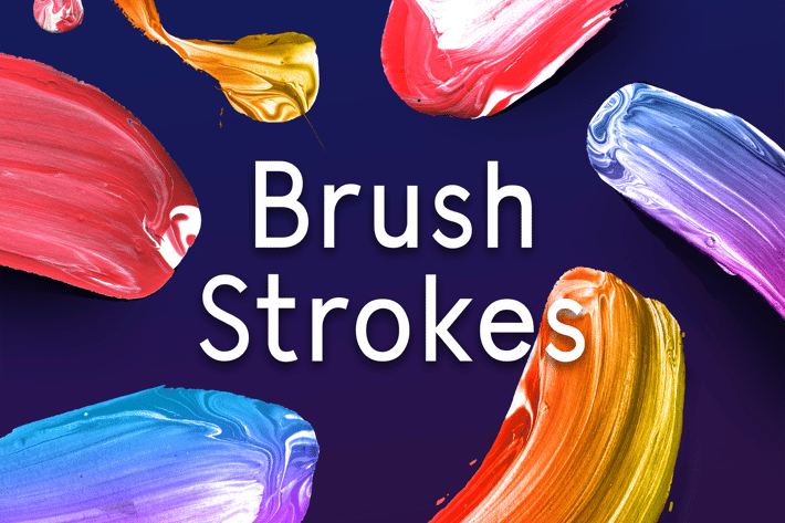 Paint Brush Strokes