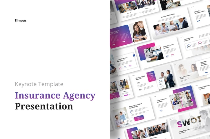 Insurance Agency Keynote Presentation Template