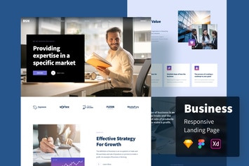 Business Responsive Landing Page