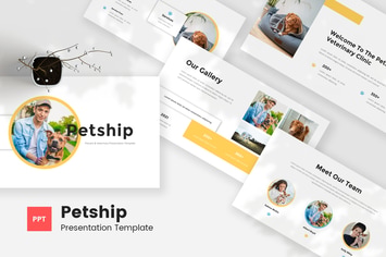 Petship - Pet Care & Veterinary PowerPoint Templat