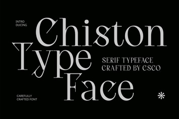 Chiston – Serif Typeface