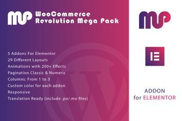 WooCommerce Revolution Mega Pack for Elementor