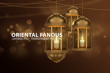 Eastern Lantern Fanous Backgrounds