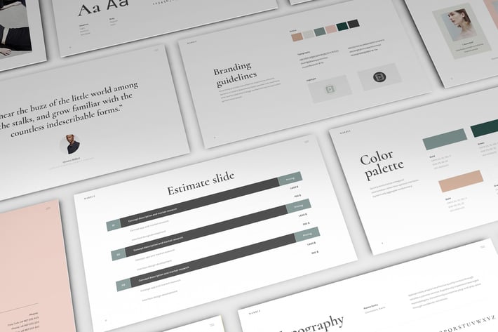 Marble - Brand Guidelines Powerpoint Template
