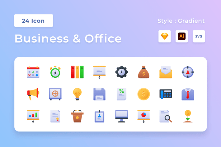 Business & Office Gradient Icon