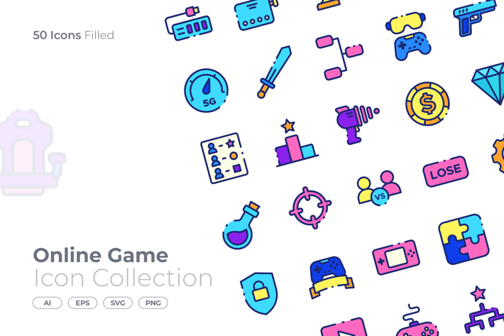 Online Game Filled Icon